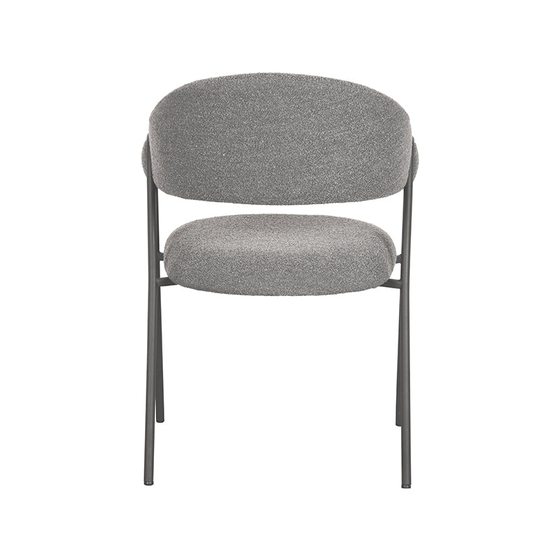 Eetkamerstoel Lowen | Grijs | Boucle