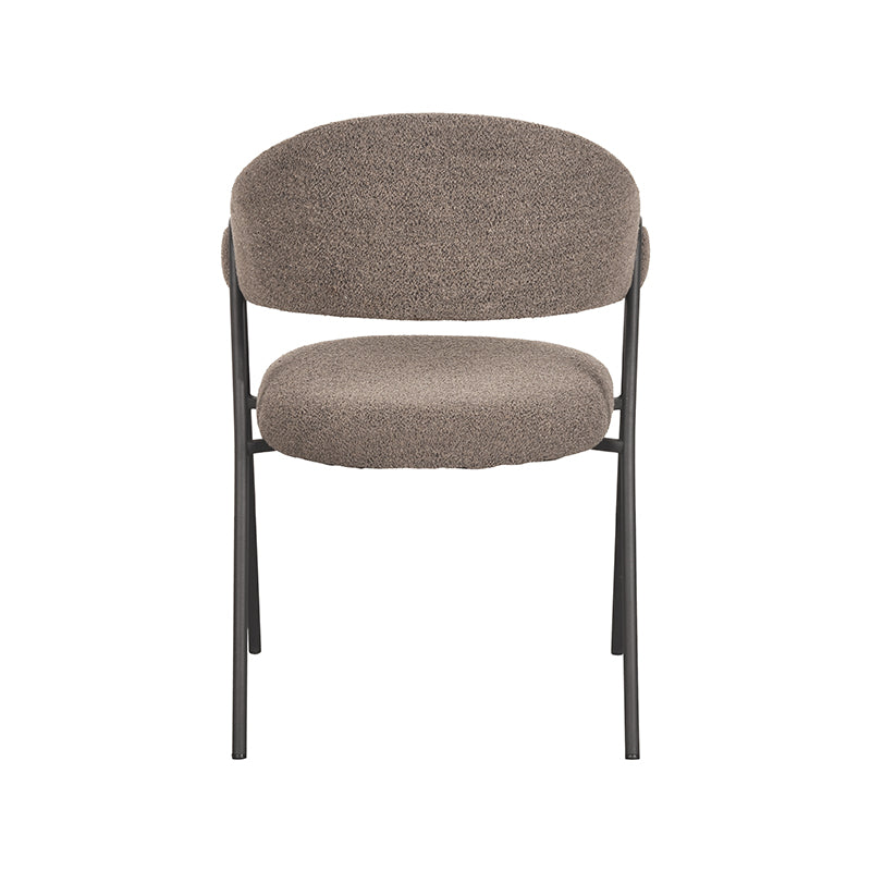 Eetkamerstoel Lowen | Bruin | Boucle