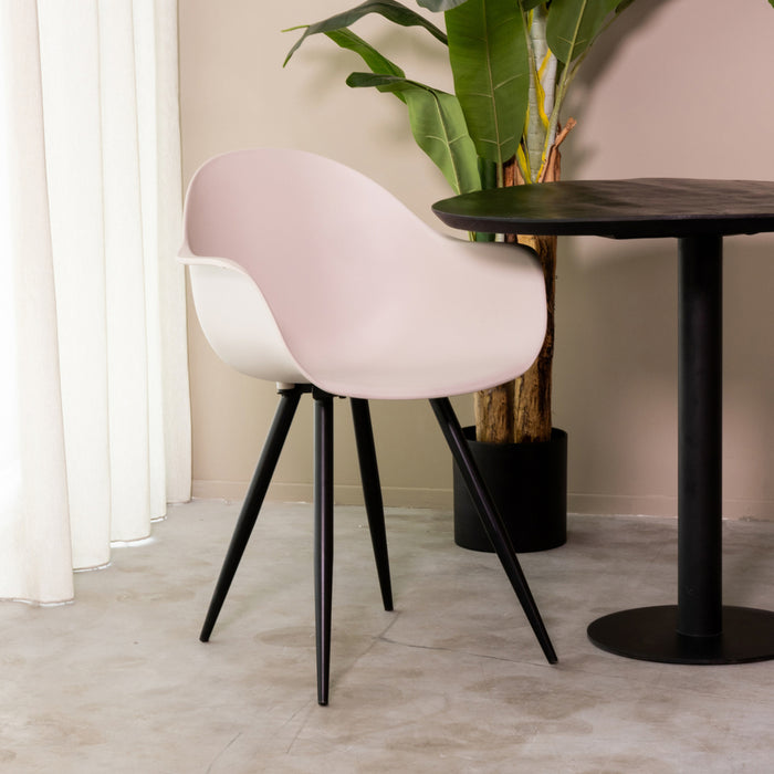 Eetkamerstoel Luca - Wit - Kunststof