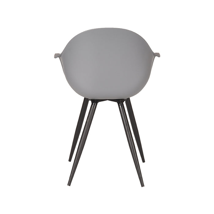 Eetkamerstoel Luca - Antraciet - Kunststof