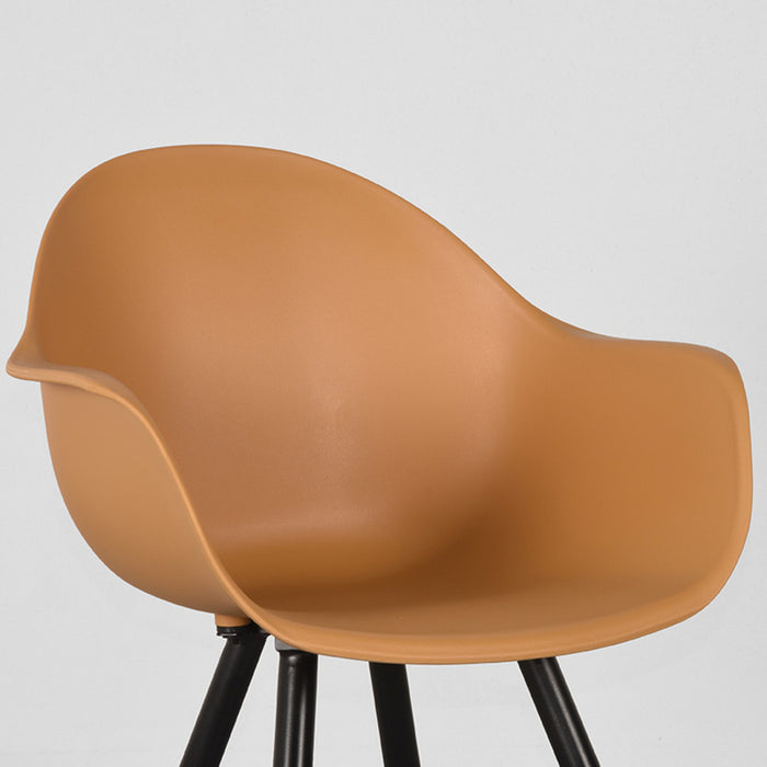 Eetkamerstoel Luca - Oker - Kunststof
