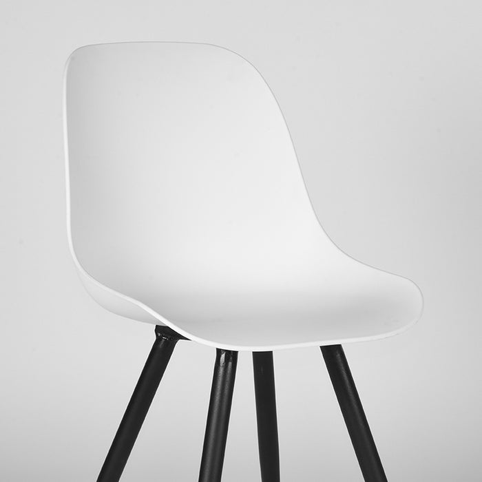 Eetkamerstoel Monza | Wit | Kunststof