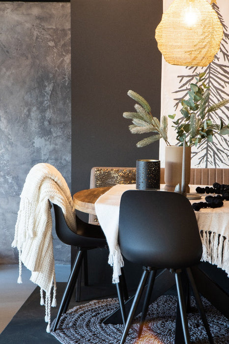 Eetkamerstoel Monza | Zwart | Kunststof