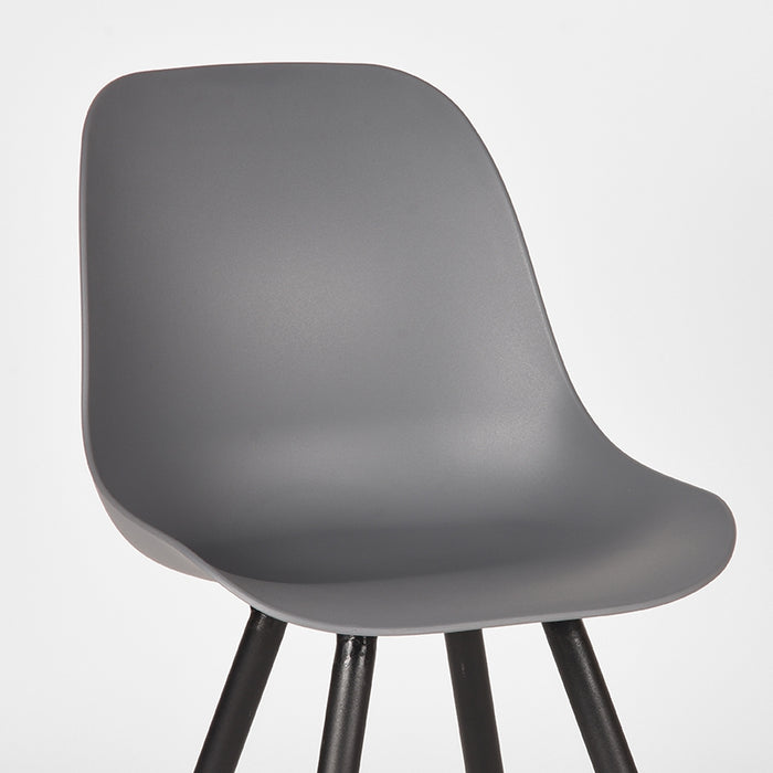 Eetkamerstoel Monza | Antraciet | Kunststof