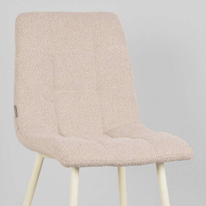 Eetkamerstoel Nino - Champagne - Boucle