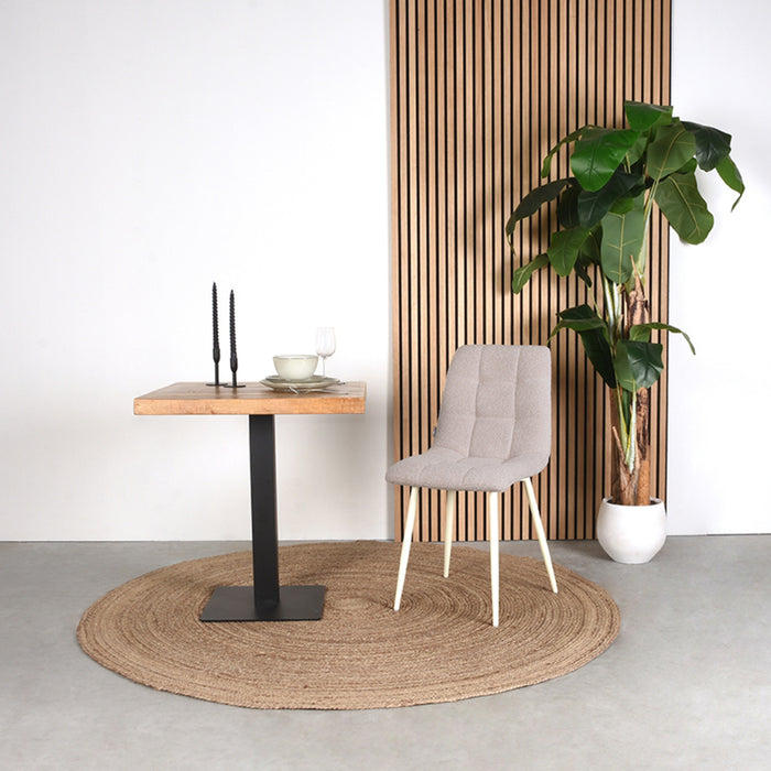 Eetkamerstoel Nino - Champagne - Boucle