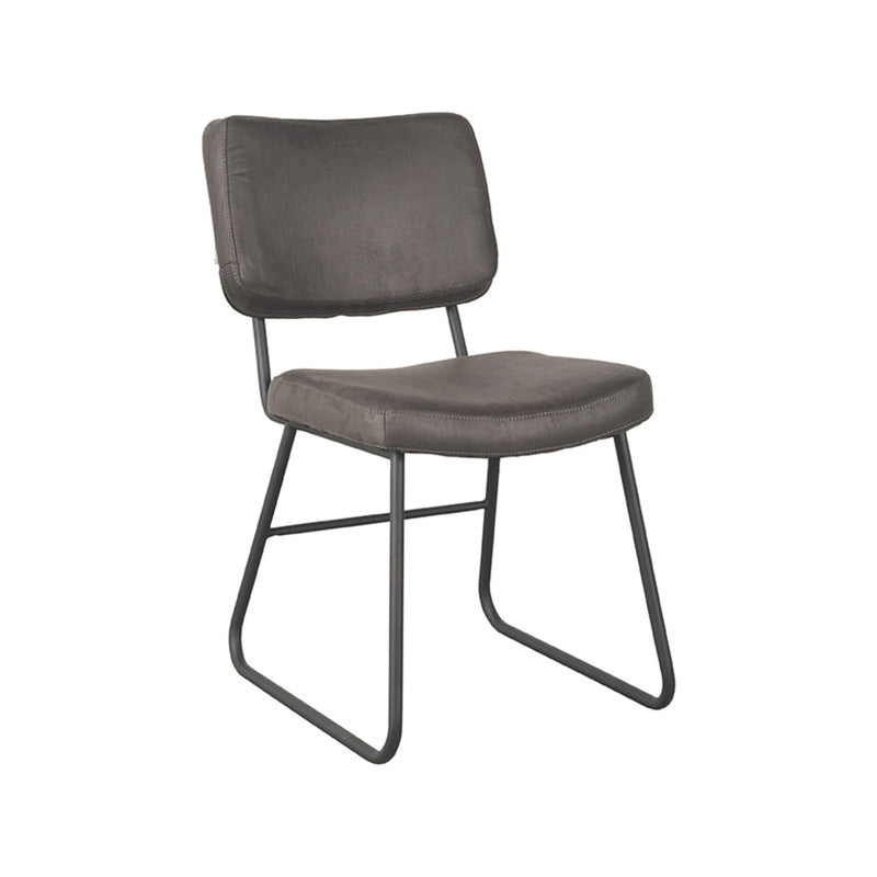 Eetkamerstoel Noah | Antraciet | Microfiber