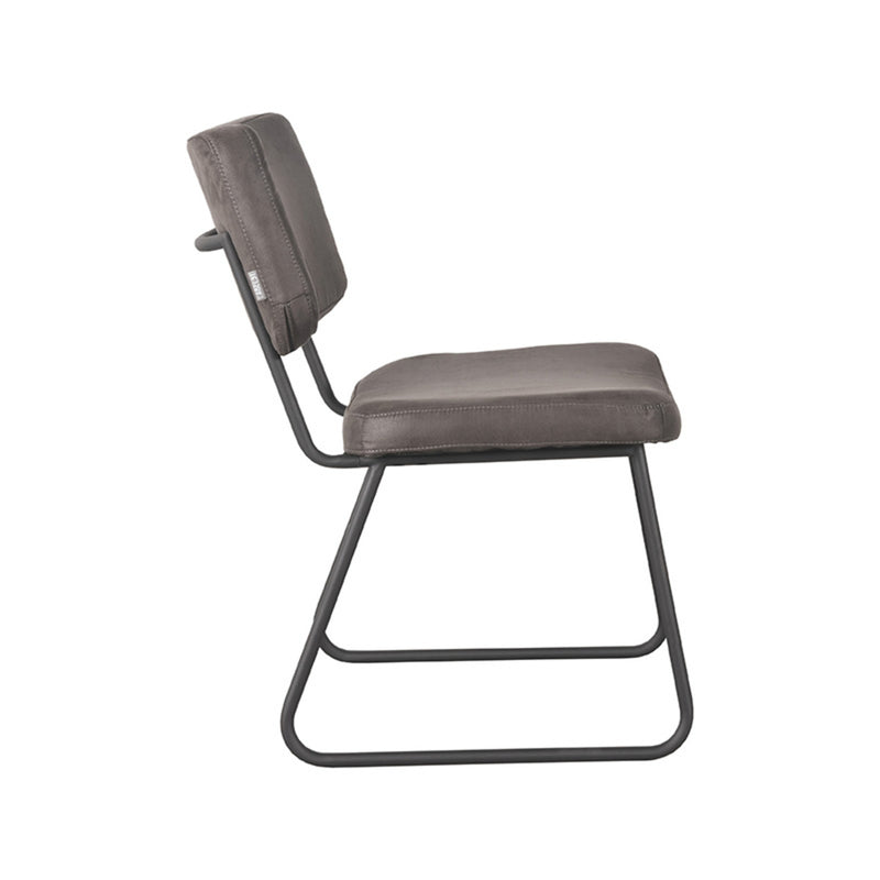 Eetkamerstoel Noah | Antraciet | Microfiber