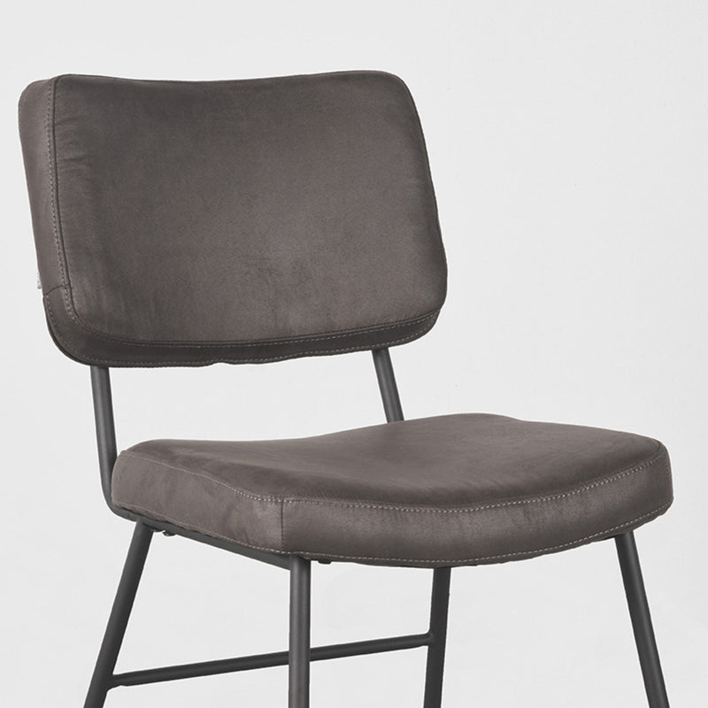 Eetkamerstoel Noah | Antraciet | Microfiber