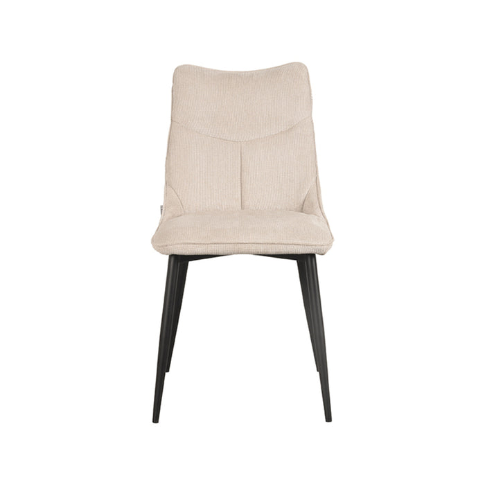 Eetkamerstoel Riv - Naturel - Synthetisch