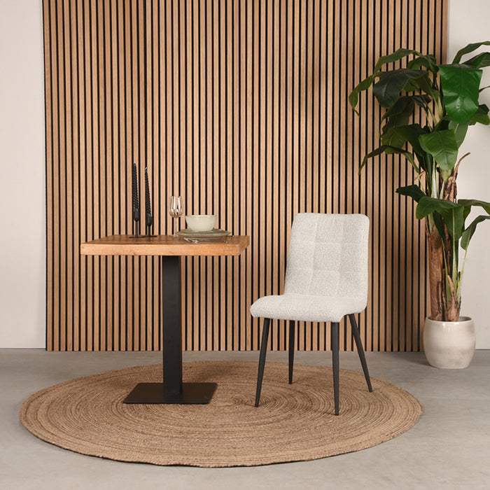 Eetkamerstoel Sam | Champagne | Boucle