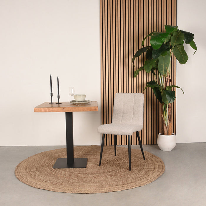 Eetkamerstoel Sam | Naturel | Boucle