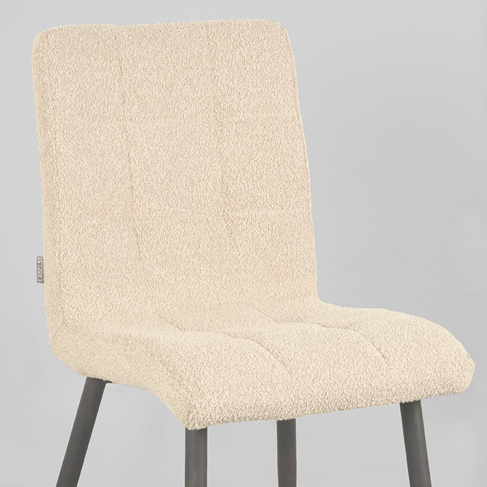 Eetkamerstoel Sam | Zand | Boucle