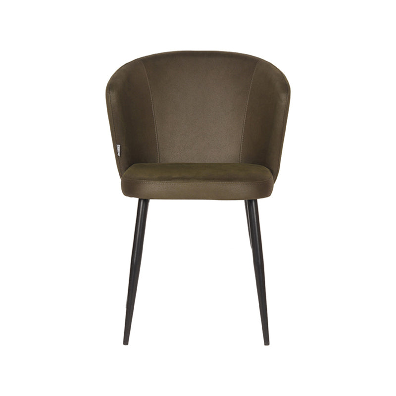 Eetkamerstoel Wave | Army green | Microfiber