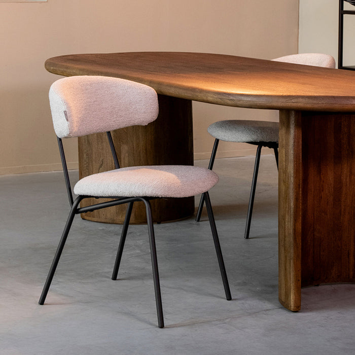 Eetkamerstoel Zack | Naturel | Boucle