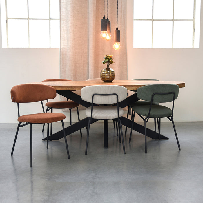 Eetkamerstoel Zack | Rust | Ribcord