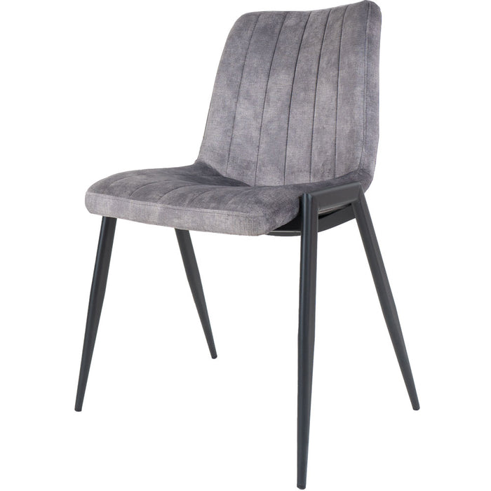 Eetkamerstoel Flynn | Velvet | Grey