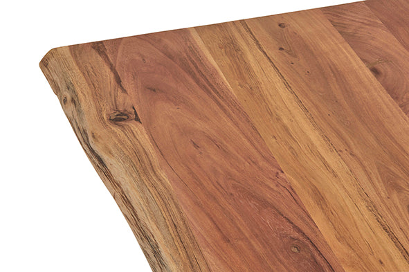 Eettafel Nebel | Massief Acaciahout - Naturel - Gelakt | 100x240