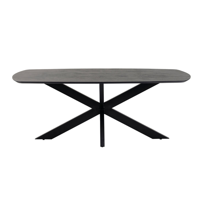 Eettafel Banzo | Deens ovaal | Acacia Black