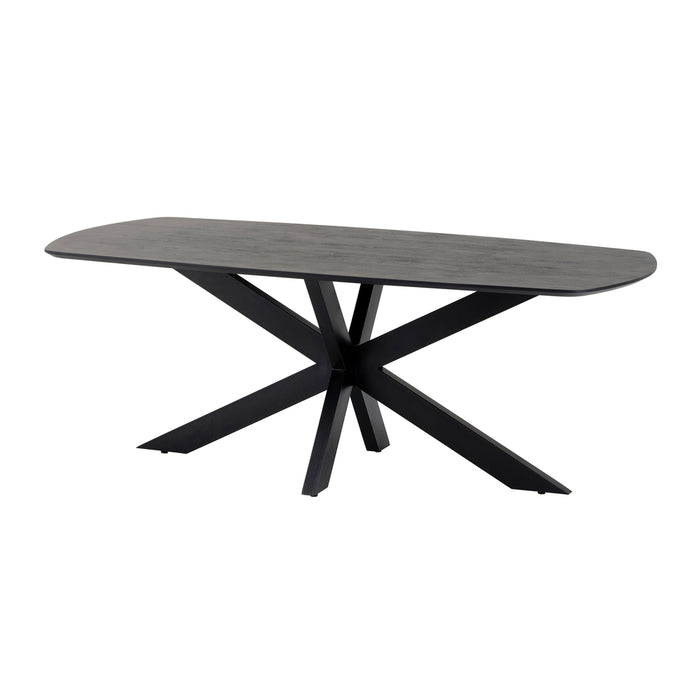 Eettafel Banzo | Deens ovaal | Acacia Black