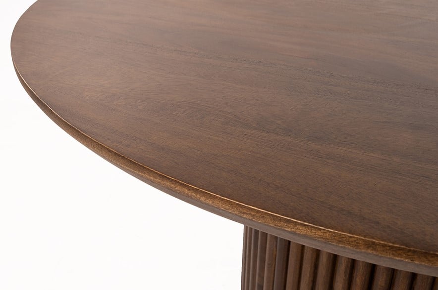 Eettafel Congo | Mangohout | Rond