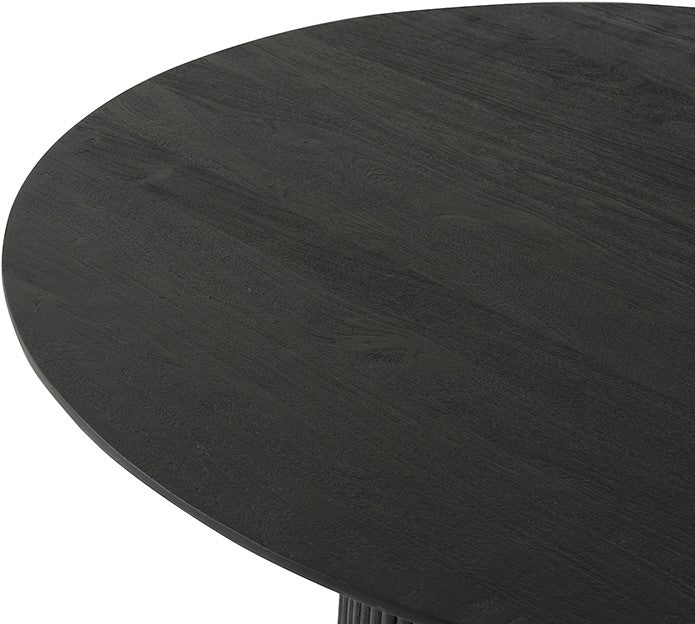 Eettafel Congo Black | Acaciahout | Rond