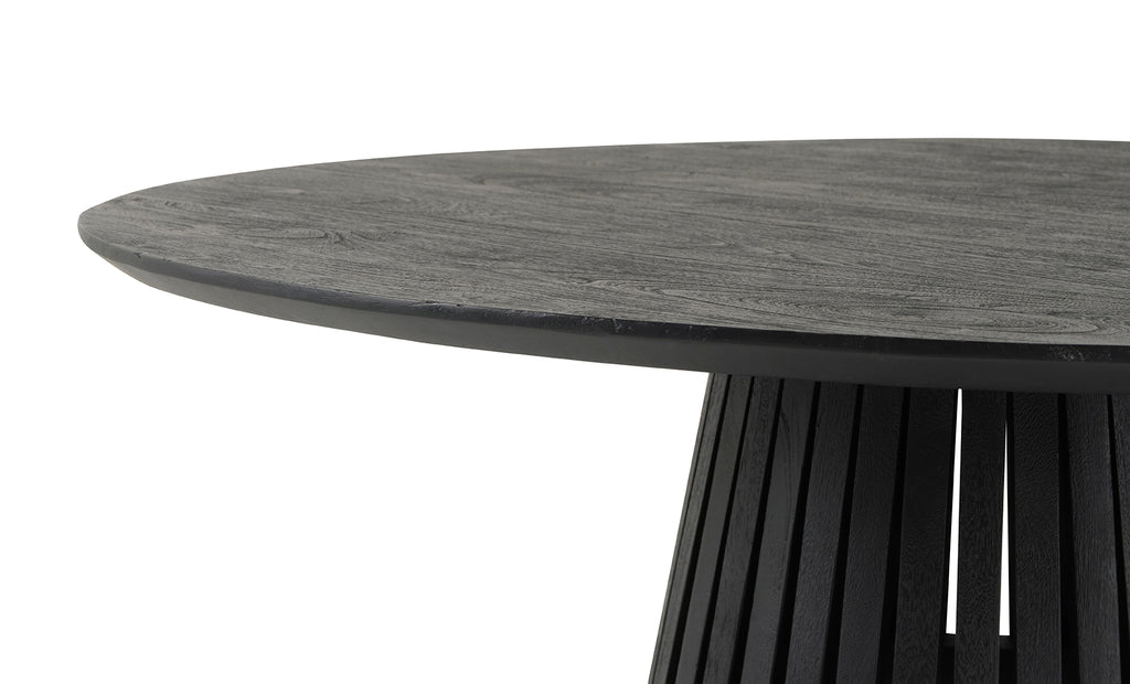 Eettafel Herman Black | Acacia Black | Ø120