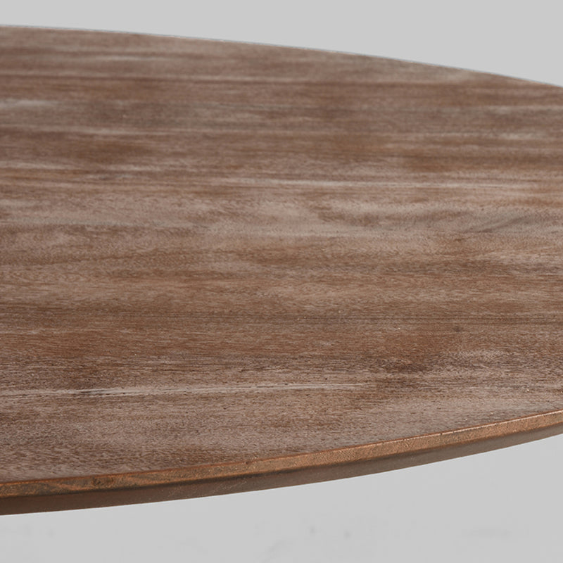 Eettafel Otto | Mangohout | Eetkamertafel Espresso 130 cm