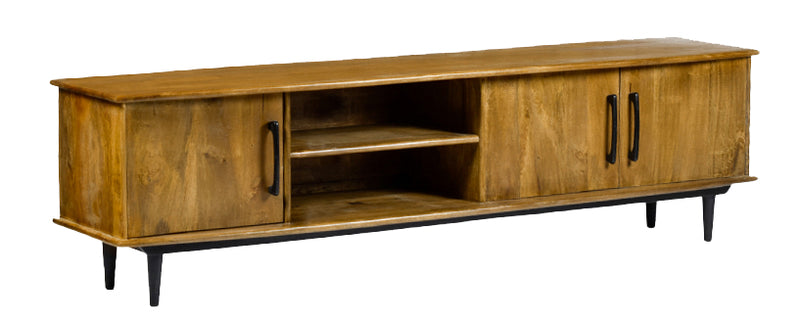 Tv meubel Elias | Mangohout | 200cm