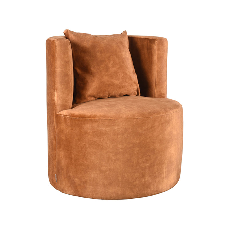 Fauteuil Evy | Oker | Velours