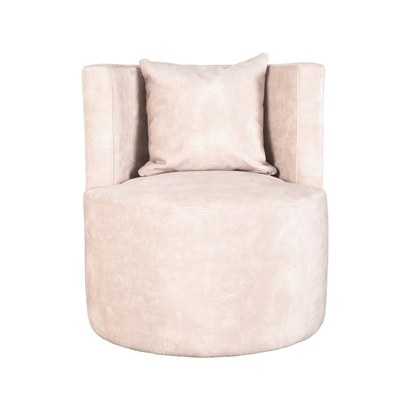 Fauteuil Evy | Naturel | Velours