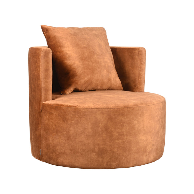 Fauteuil Evy | Oker | Velours