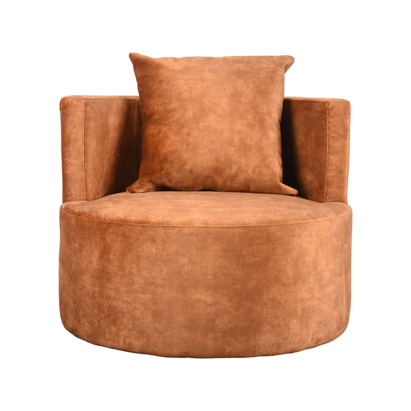Fauteuil Evy | Oker | Velours