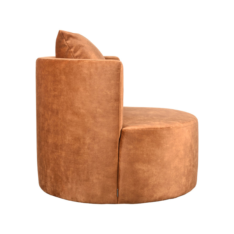 Fauteuil Evy | Oker | Velours