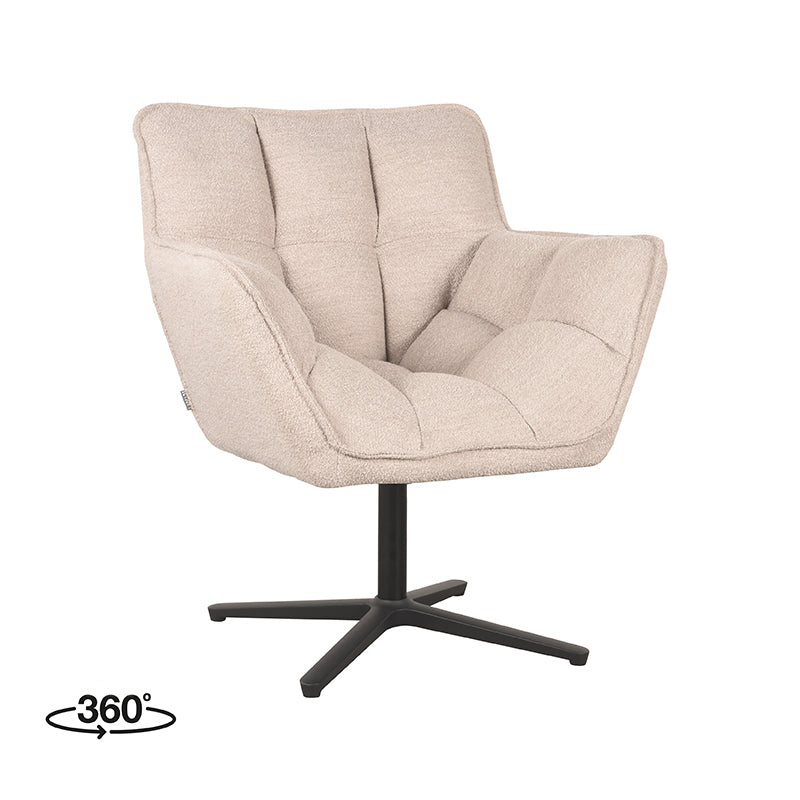 Fauteuil Ian | Naturel | Boucle