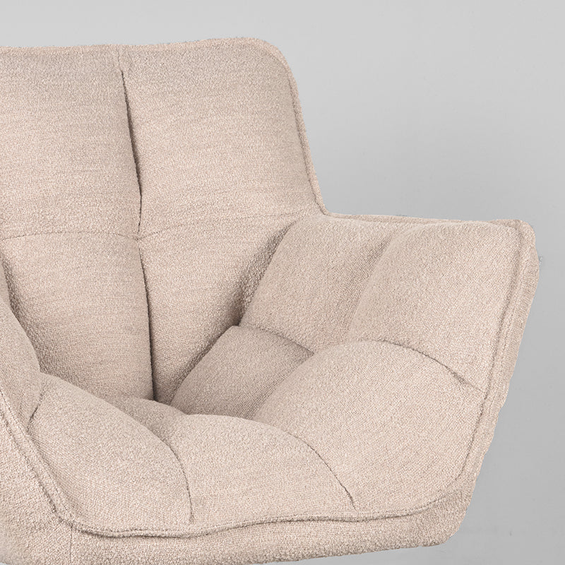 Fauteuil Ian | Naturel | Boucle
