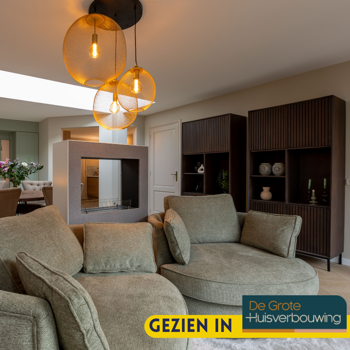 Vakkenkast Madison Walnut  | 90 cm