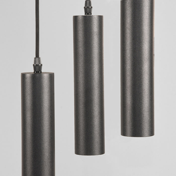 Hanglamp Ferroli | Metaal | Zwart 3 lichts
