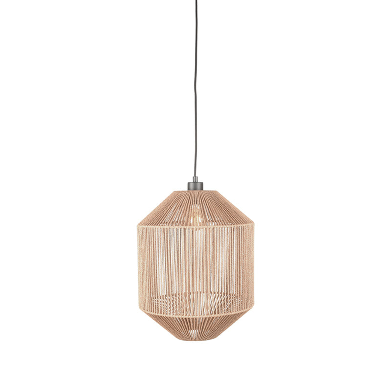 Hanglamp Ibiza | Jute | Naturel 1 Lichts Cilinder