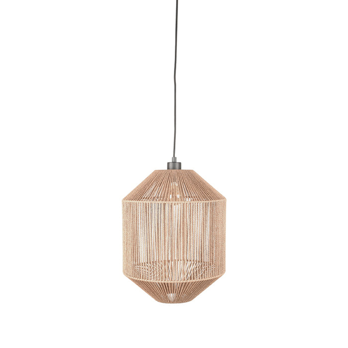 Hanglamp Ibiza | Jute | Naturel 1 Lichts Cilinder