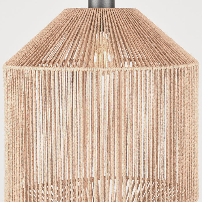 Hanglamp Ibiza | Jute | Naturel 1 Lichts Cilinder