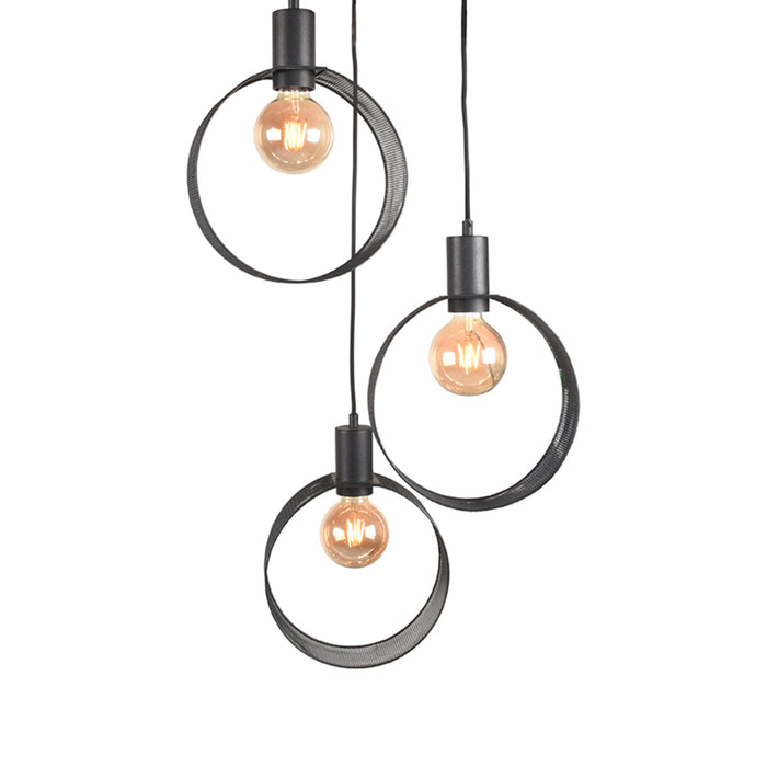 Hanglamp Ronda | Metaal | Zwart