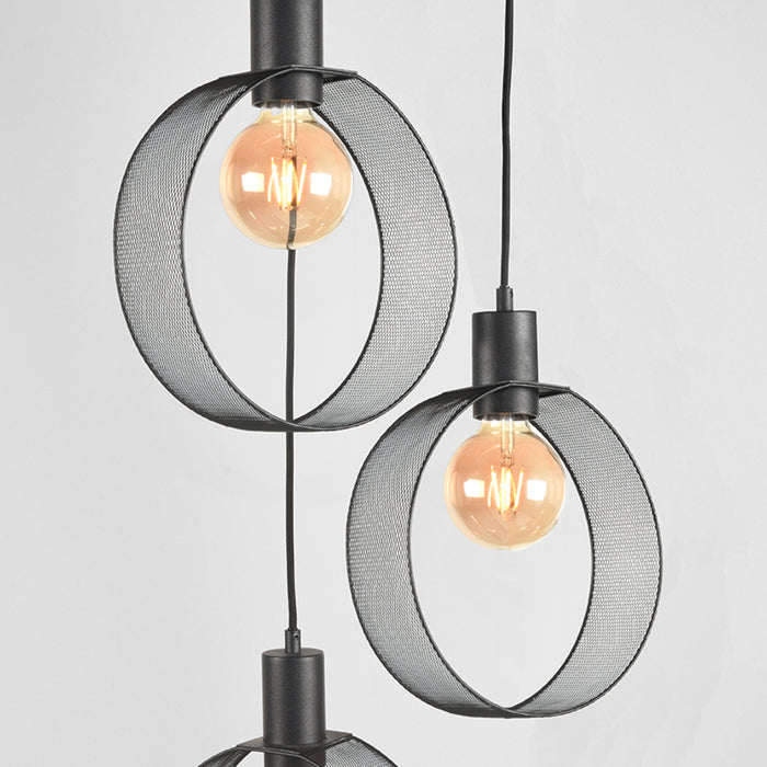 Hanglamp Ronda | Metaal | Zwart