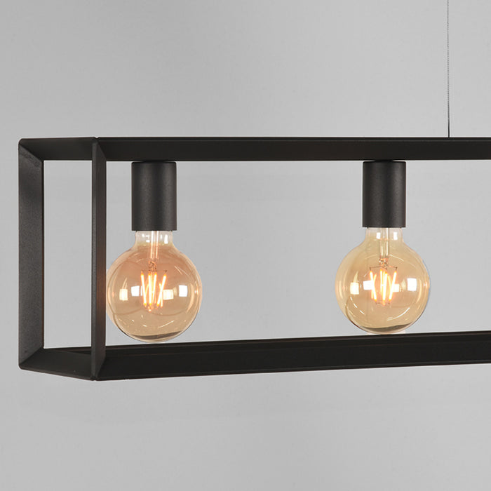 Hanglamp Tetto | Metaal | Zwart