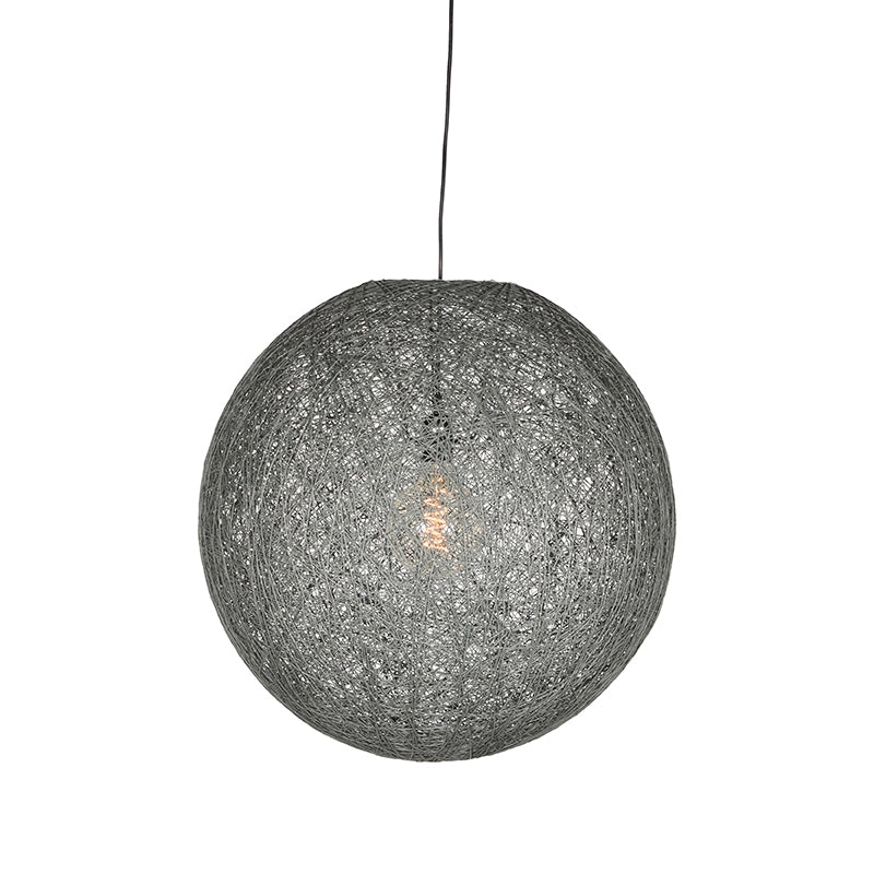 Hanglamp Twist | Vlas | Grijs L