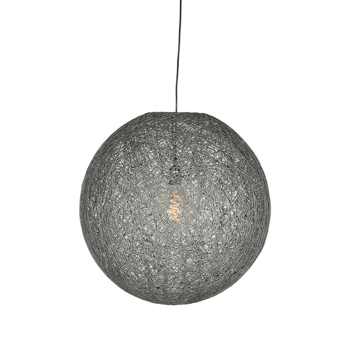 Hanglamp Twist | Vlas | Grijs L