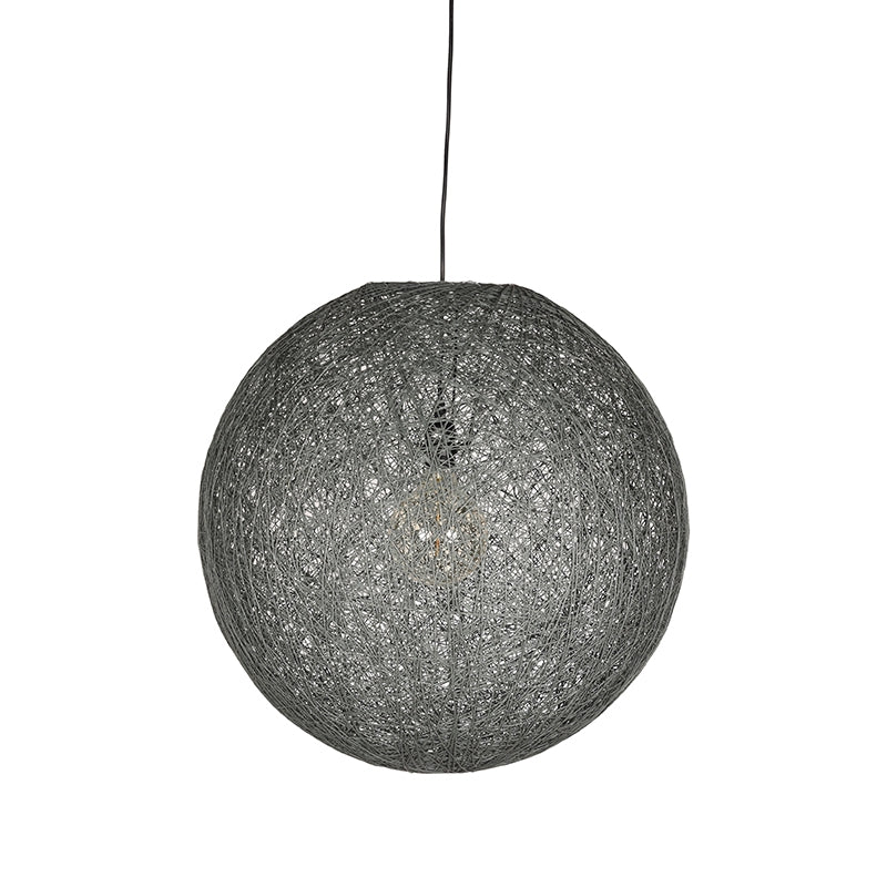 Hanglamp Twist | Vlas | Grijs L