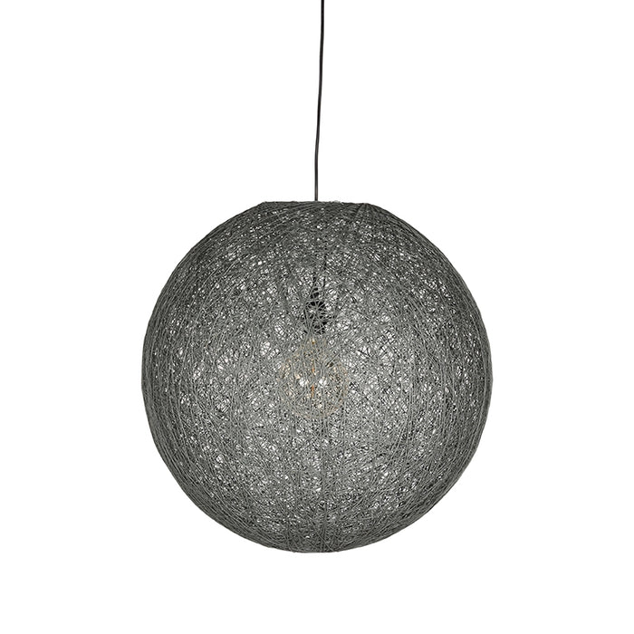 Hanglamp Twist | Vlas | Grijs L