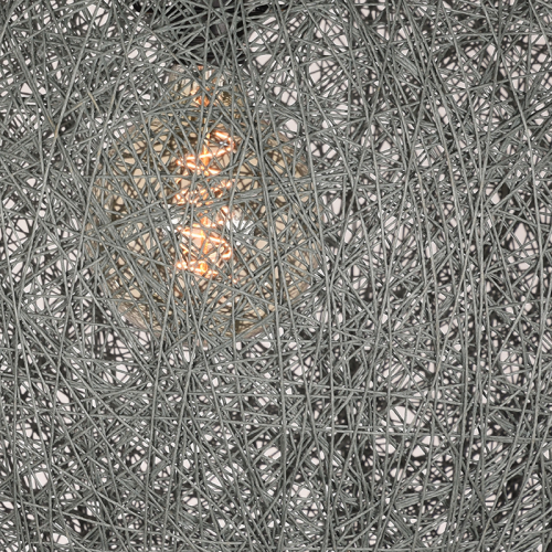 Hanglamp Twist | Vlas | Grijs L