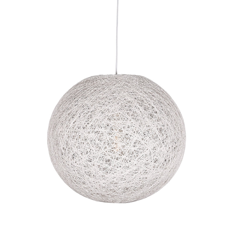 Hanglamp Twist | Vlas | Wit L